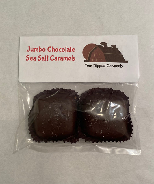 *NEW* Jumbo Dark Chocolate Sea Salt Caramels